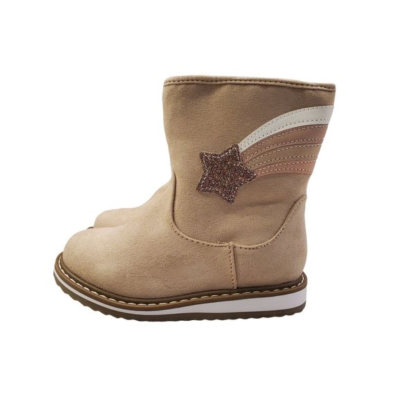 Cat & Jack Shoes Toddler Girls Boots Isla Rainbow Zipper Slip On